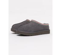 Ugg Australia Womens Logo Detail Slippers in Grey Recycled Material - Size UK 8
