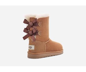 UGG® Bailey Bow II for Kids in Brown, Size 1, Twinface/Polyester/Wool