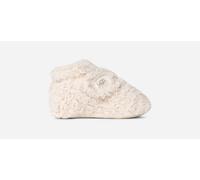 UGG® Bixbee Bootie for Kids in Natural Curly Faux Fur, Size 4, Fleece/Recycled Materials/Polyester