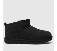 UGG Black Classic Ultra Mini Junior Boots UK 1