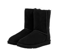 Ugg Boots Classic Short Men's Shearling Suede Shoes Black Bnwt 40