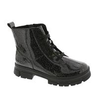 UGG Boy's Unisex Kids Ashton Lace Up Boot, Glitter Black, 8 UK Child