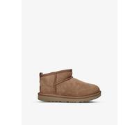 Ugg Brown Kids Classic Ultra Mini Sheepskin Ankle Boots 7-9 Years Eur 32.5 /13.5 Uk