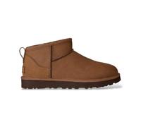 UGG® Classic Ultra Mini Nubuck Boot in Brown, Size 5, Polyester/Leather/Wool