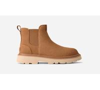 UGG® Chelsea Lug Boot in Brown, Size 10, Suede/Polyester/Wool