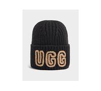 UGG Chunky Crafted Rib Beanie Hat - Black One Size