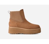 UGG® Cityfunc Chelsea Boot in Brown, Size 3, Suede/Polyester