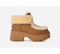 UGG® Classic Esmee Lace Up Boot in Brown, Size 9, Suede/Polyester/Cotton