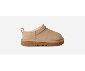 UGG® Classic Micro Boot in Tan, Size 11, Suede/Polyester/Wool