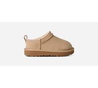 UGG® Classic Micro Boot in Tan, Size 6, Suede/Polyester/Wool