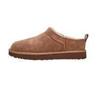 UGG Classic Micro Women's Suede Slippers - Model 1173891-RYK Rocky Oak - with Lambskin Lining, Non-Slip Sole, Low Cut Winter Slippers