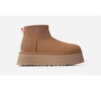 UGG® Classic Mini Dipper Boot for Women in Brown, Size 5, Suede/Neoprene/Recycled Materials