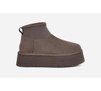 UGG® Classic Mini Dipper Boot for Women in Thundercloud, Size 6, Suede/Neoprene/Recycled Materials