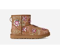 UGG® Classic Mini Meadow Boot in Brown, Size 4, Suede/Polyester/Leather