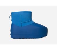 UGG® Classic Mini Pumped Molded Boot in Big Sky, Size 5, Suede/Polyester/Wool