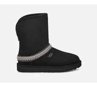 UGG W Classic Short Crescent - Black, Black, Size 4, Women Black