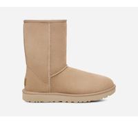 UGG® Classic Short II Boot for Women in Tan, Size 5, Shearling/Polyester/Leather