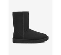 UGG® Classic Short II Boot for Women in Black, Size 6, Shearling/Polyester/Leather
