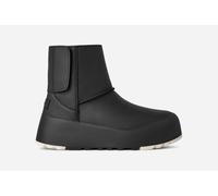 UGG® Classic StreetScape Leather Boot in Black/Jasmine, Size 5, Leather/Wool