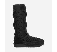 UGG® Classic Tall Chunky Knit Boot for Women in Black, Size 6, Textile/Polyester/Cotton