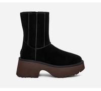 UGG® Classic Twin Seam New Heights Boot in Black, Size 9, Suede/Polyester/Wool