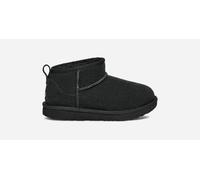UGG® Classic Ultra Mini Boot for Kids in Black, Size 1, Twinface/Polyester/Wool