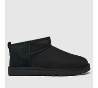 UGG Men's Classic Ultra Mini Boots- Black, Black, Size 10, Men Black