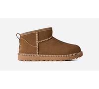 UGG Womens Classic Ultra Mini Botanic, Brown, Size 5, Women Brown