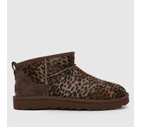 UGG women's Classic Ultra Mini Caspian Fashion Boot, Burnt Cedar, 6 UK