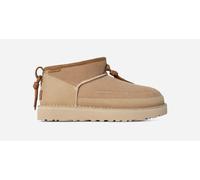 UGG® Classic Ultra Mini Crafted Regenerate Boot for Women in Tan, Size 7, Twinface/Cotton/Wool