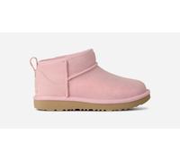 UGG® Classic Ultra Mini Dazzle Boot in Ribbon Candy, Size 2, Suede/Polyester/Wool