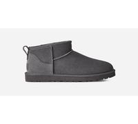 UGG® Classic Ultra Mini for Men in Grey, Size 8, Shearling/Polyester/Wool