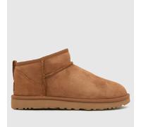 Ugg Classic Ultra Mini Suede Women's Ankle Boots - Chestnut - Size:UK 8