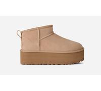 UGG® Classic Ultra Mini Platform Boot for Women in Tan, Size 9, Suede