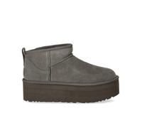 UGG CLASSIC ULTRA MINI PLATFORM GREY BOOT 6 UK