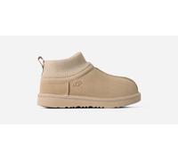 UGG® Classic Ultra Mini Stretch Cuff Boot for Kids in Brown, Size 12K, Suede/Textile/Recycled Materials
