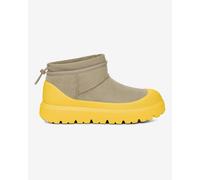UGG® Classic Ultra Mini Weather Hybrid Boot in Mustard Seed/Summer Wheat, Size 8, Suede/Polyester/Wool