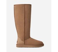 UGG® Classic Ultra Tall Boot in Brown, Size 3, Polyester/Leather