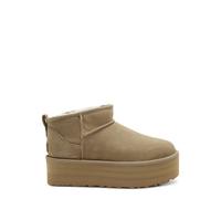 UGG Classic Women's Designer Ultra Mini Sand Suede Flatform Boots UK7 - 40 (IT40/ UK7)
