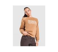 UGG Women's Logo Crewneck, Chestnut, S