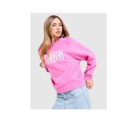 UGG Cosy Logo Crew Sweatshirt - Pink - Womens XS