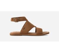 UGG® Delray Sandal for Women in Brown, Size 4, Suede/Polyester/Leather