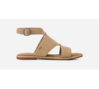 UGG® Delray Sandal for Women in Brown, Size 5, Suede/Polyester/Leather