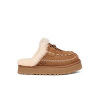 UGG® Disquette Alpine Slipper in Brown, Size 5, Suede/Polyester/Leather