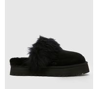 UGG Women's Disquette Chalet Slipper, Black, 8 UK