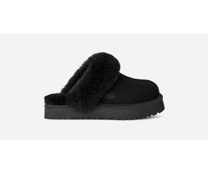 UGG® Disquette for Kids in Black, Size 13K, Suede/Polyester/Wool