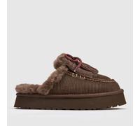 UGG Disquette Heritage Slippers in Burnt Cedar UK 6 (EU 39)