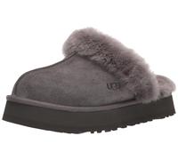 UGG DISQUETTE Ladies Suede Mule Slippers Charcoal 5