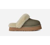 UGG® Disquette Slipper for Women in Green, Size 6, Suede/Polyester