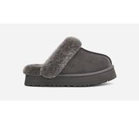 UGG® Disquette Slipper for Women in Grey, Size 4, Suede/Polyester